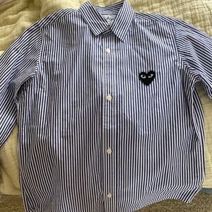 CDG Play Button Up Collar